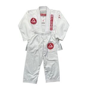 Gracie Barra Kids Martial Arts Gi - White and Red